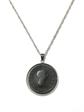 220-Year-Old British Coin Necklace